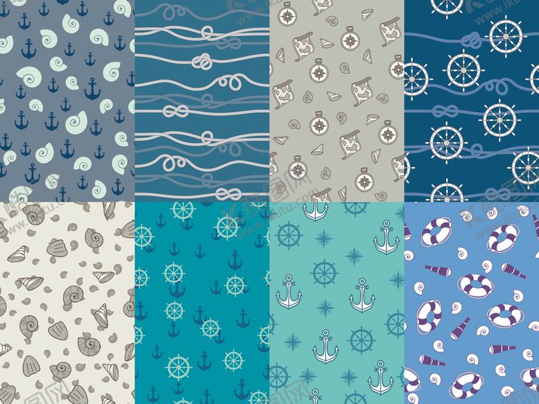 编号：49728404031933548869【酷图网】源文件下载-海洋风几何图案