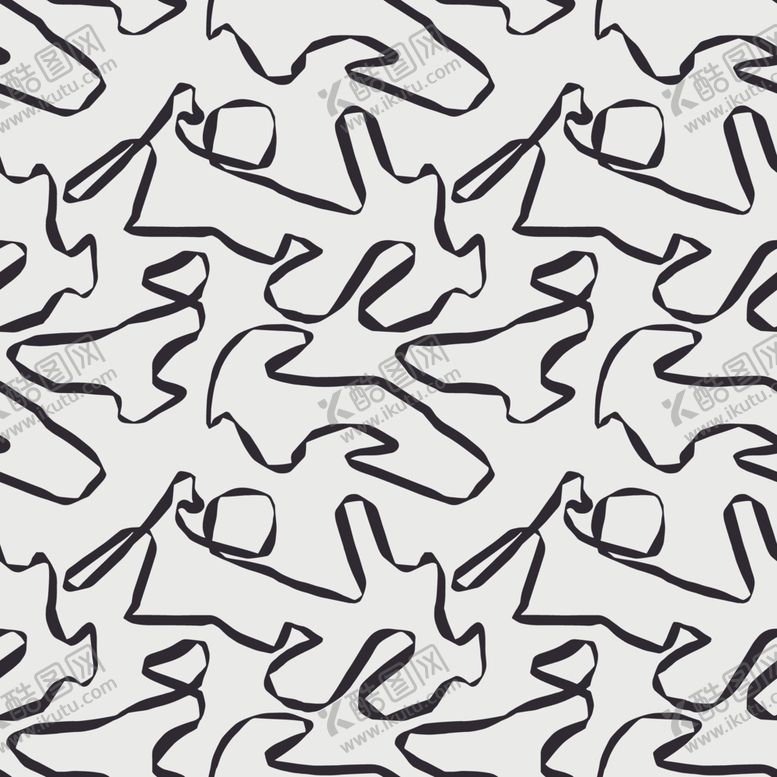 编号：46197504052146513056【酷图网】源文件下载-大牌抽象线条无缝
