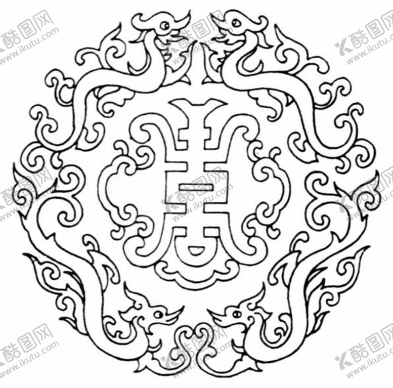 编号：22568905040704207554【酷图网】源文件下载-中式花边图案