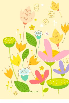 清新花