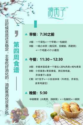 健康食谱图片