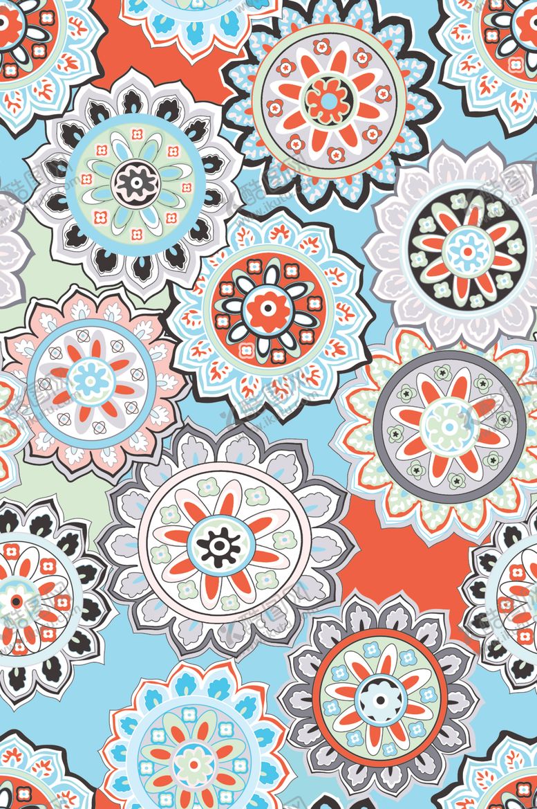 编号：19651809240059495906【酷图网】源文件下载-数码印花图片