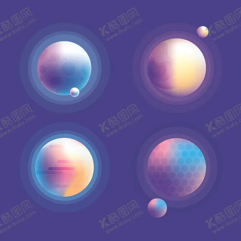 编号：79468305010347259399【酷图网】源文件下载-宇宙星空宇航员飞船插画图片