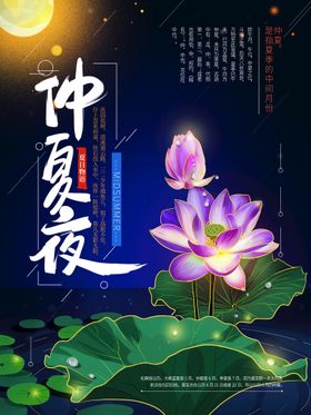 夏日潮乐之夜风格海报设计