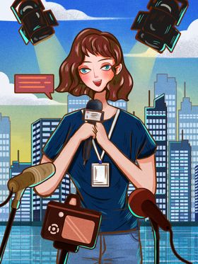 创意卡通插画图案
