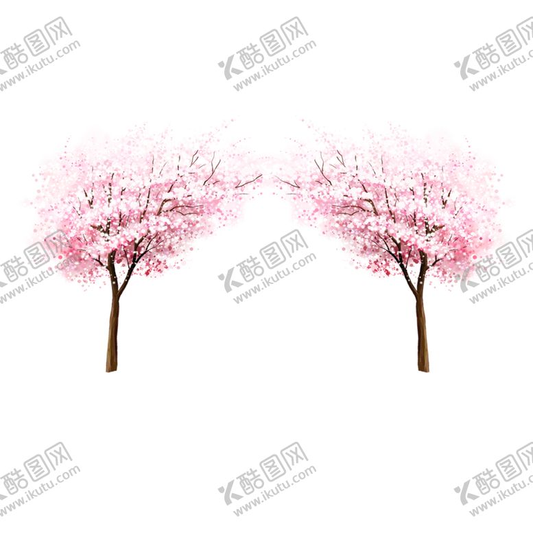 编号：65586307051346294554【酷图网】源文件下载-樱花创意绘画图案