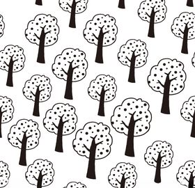 苹果树背景花纹