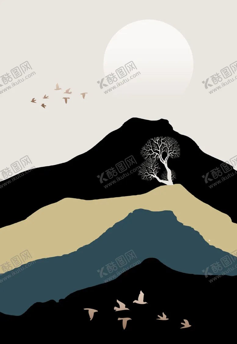 编号：16535507051755457016【酷图网】源文件下载-中国风装饰画