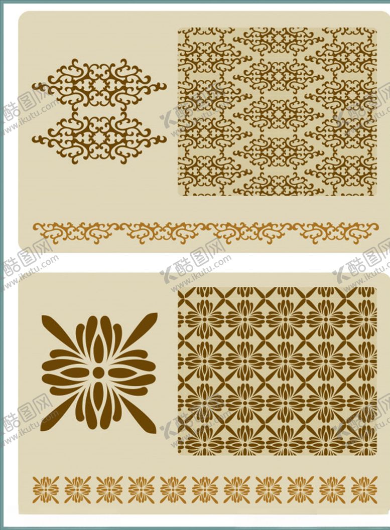 编号：21083709190640061629【酷图网】源文件下载-角花花纹花边边框