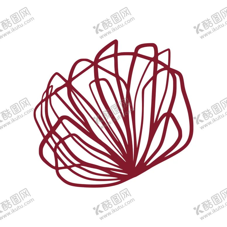 编号：75640807131649179757【酷图网】源文件下载-手绘线性枝叶