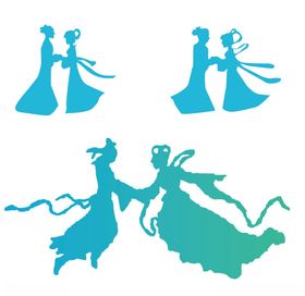 七夕牛郎织女素材