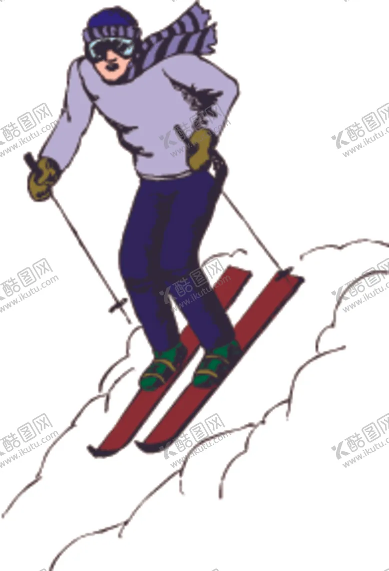 编号：67985906251405213808【酷图网】源文件下载-滑雪