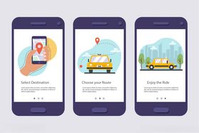 旅游应用界面展示