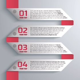 信息图模板流程扁平设计标注表