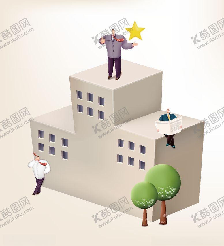 编号：74861107050512539650【酷图网】源文件下载-商务人物漫画动画动漫壁纸