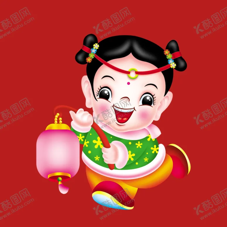编号：83334102191504519225【酷图网】源文件下载-新春新年人物