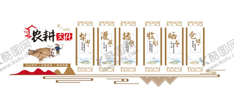 编号：37158301240221593566【酷图网】源文件下载-农村农耕知识宣传文化墙