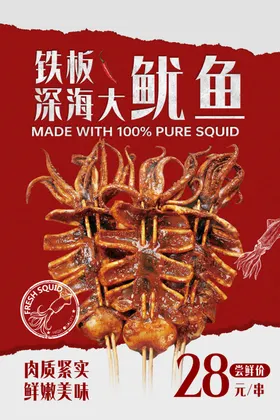 铁板鱿鱼海报