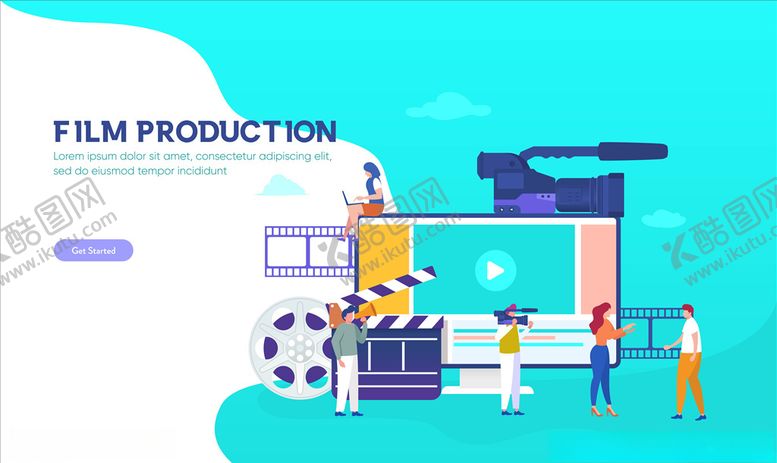 编号：11265310201750337639【酷图网】源文件下载-电影放映