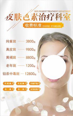 治疗科室价格表