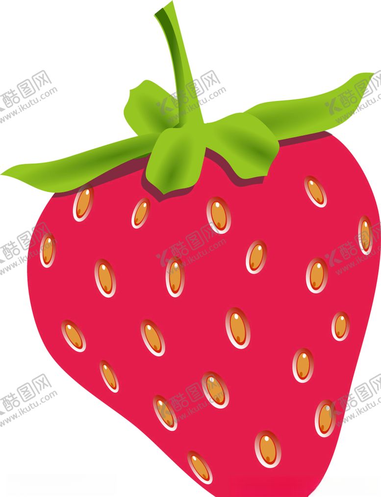 编号：33845910211303078166【酷图网】源文件下载-矢量草莓