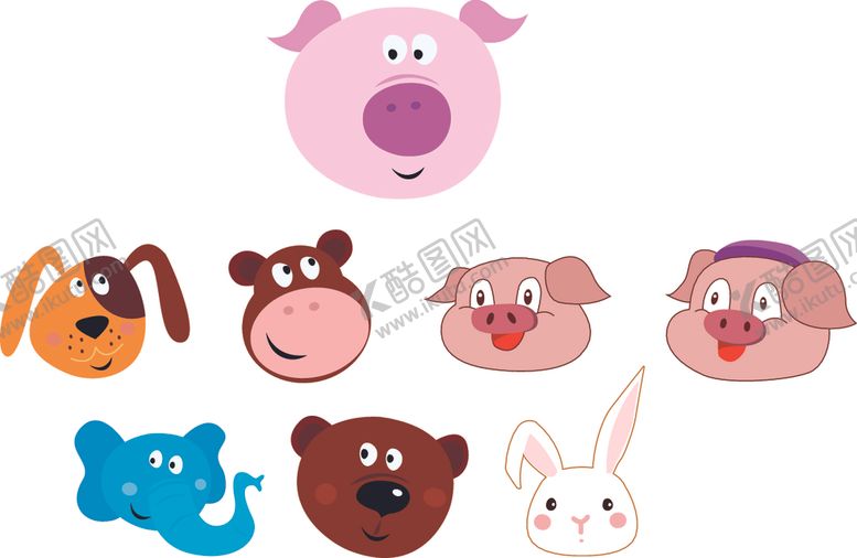 编号：81070910100612309754【酷图网】源文件下载-卡通头像