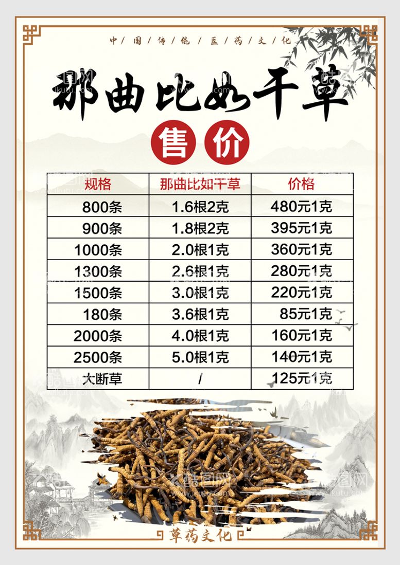 编号：42608309292340473147【酷图网】源文件下载-中医单页