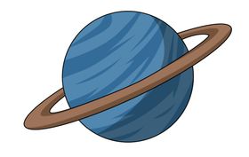手绘行星