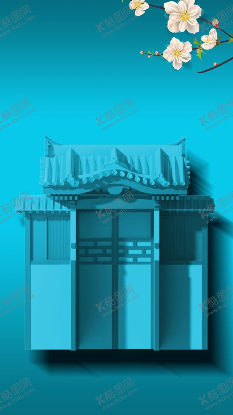 编号：68452909162106503896【酷图网】源文件下载-古牌坊海报素材
