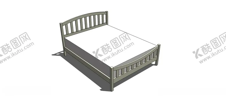 编号：12885506271121312876【酷图网】源文件下载-床skp模型