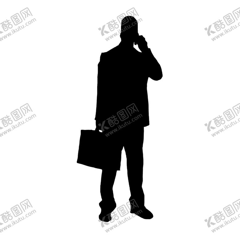 编号：12359005141737057783【酷图网】源文件下载-商务人物剪影