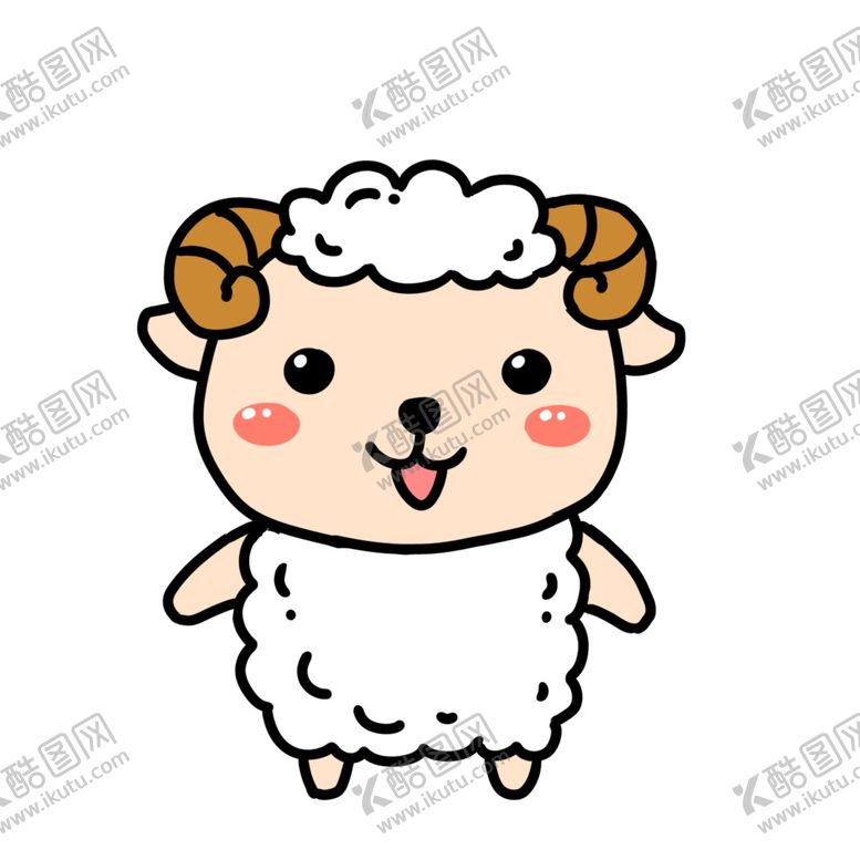 编号：39101705160822092549【酷图网】源文件下载-卡通绵羊