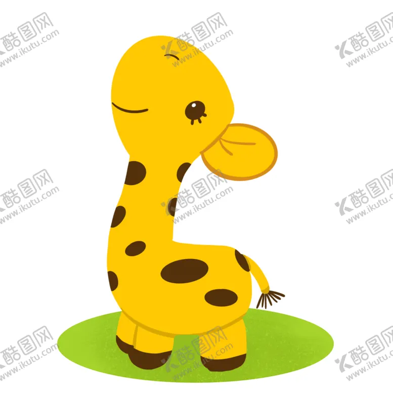 编号：41863505011033111779【酷图网】源文件下载-卡通长颈鹿