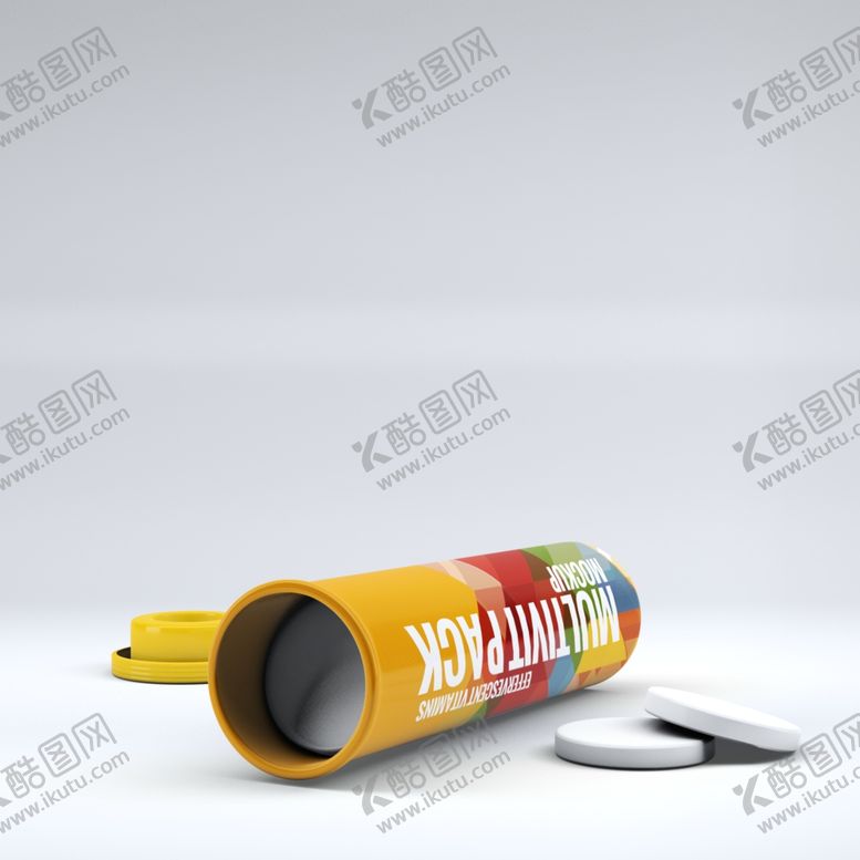 编号：25549810072156239888【酷图网】源文件下载-薯片桶装包装贴图样机