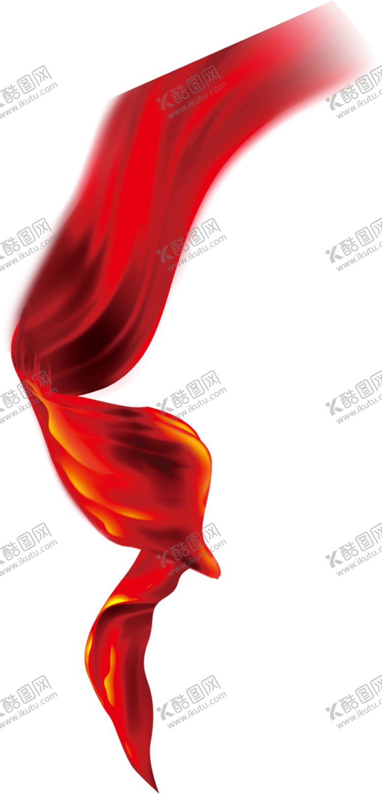 编号：46069406170409242867【酷图网】源文件下载-红色飘带
