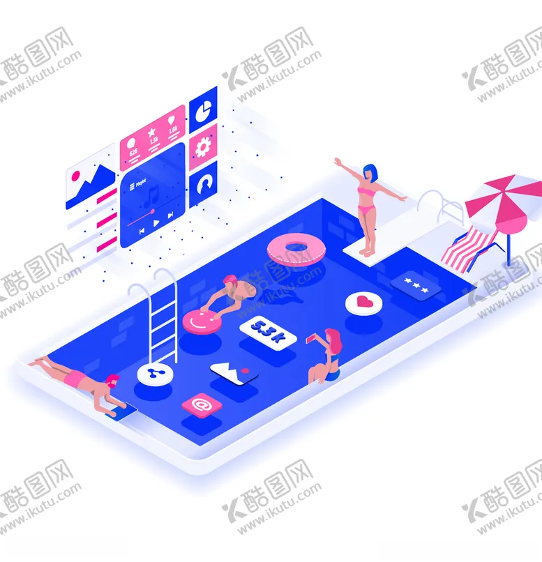 编号：18528904081716044756【酷图网】源文件下载-移动通信插画