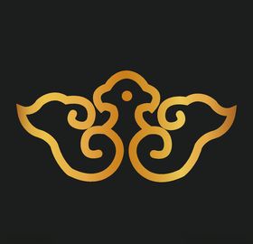 矢量中国风花纹
