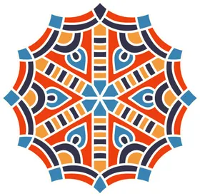 彩色复古花纹透明底免抠图案样式欧式背景典杂