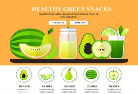 健康绿色饮品与新鲜蔬果