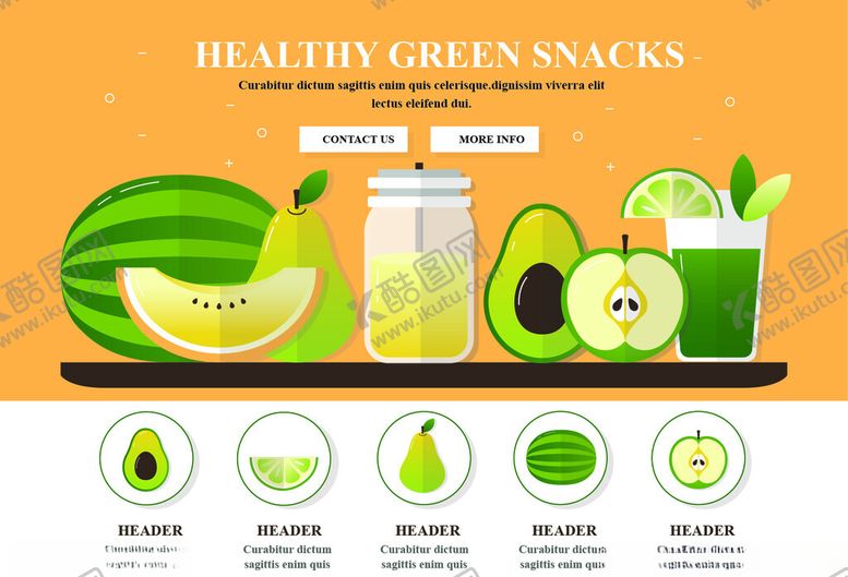 编号：59211611021932394031【酷图网】源文件下载-健康绿色饮品与新鲜蔬果