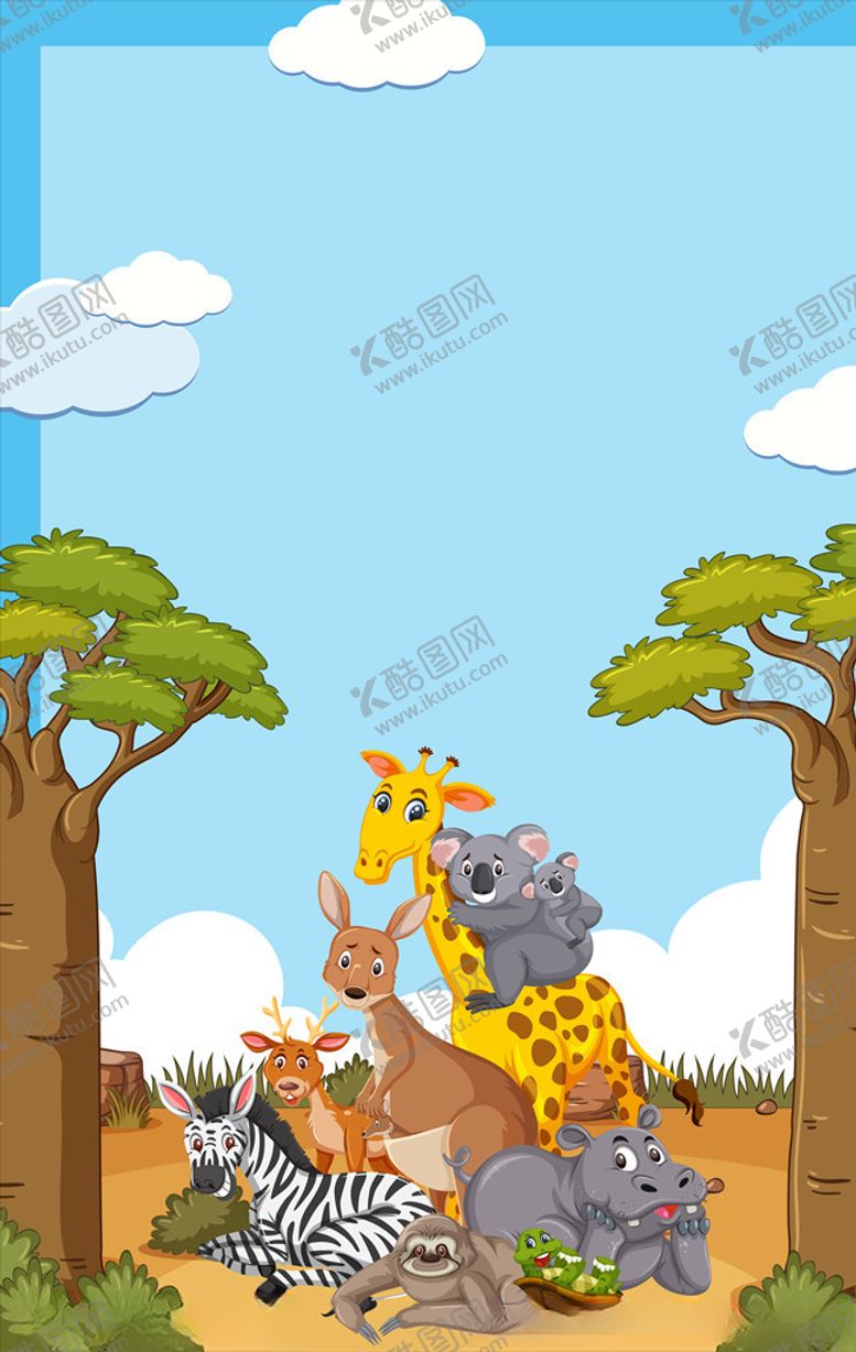 编号：94502909160315377259【酷图网】源文件下载-卡通动物