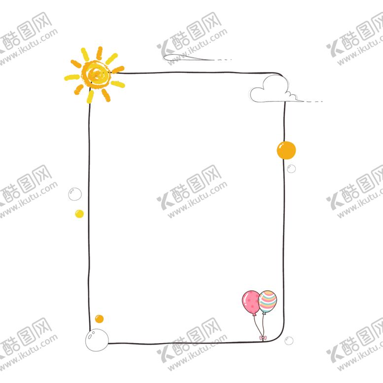 编号：14826907060750312649【酷图网】源文件下载-卡通边框