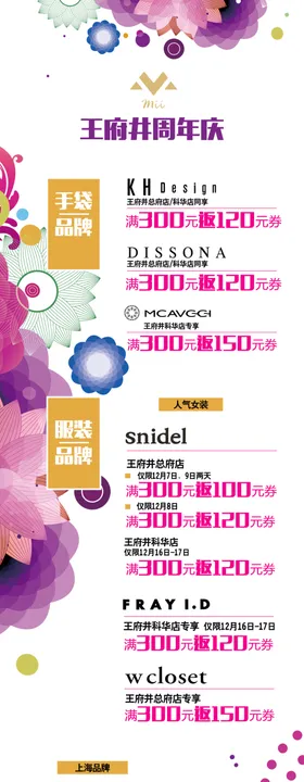 商场周年庆活动长图