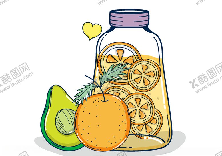 编号：53047209210401276269【酷图网】源文件下载-果汁饮料手绘