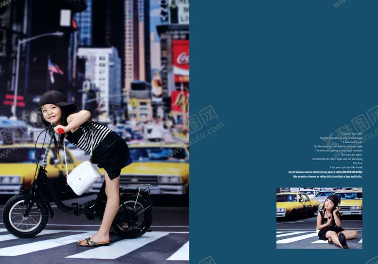 编号：55479609142302081626【酷图网】源文件下载-纽约之旅相册PSD影楼模板