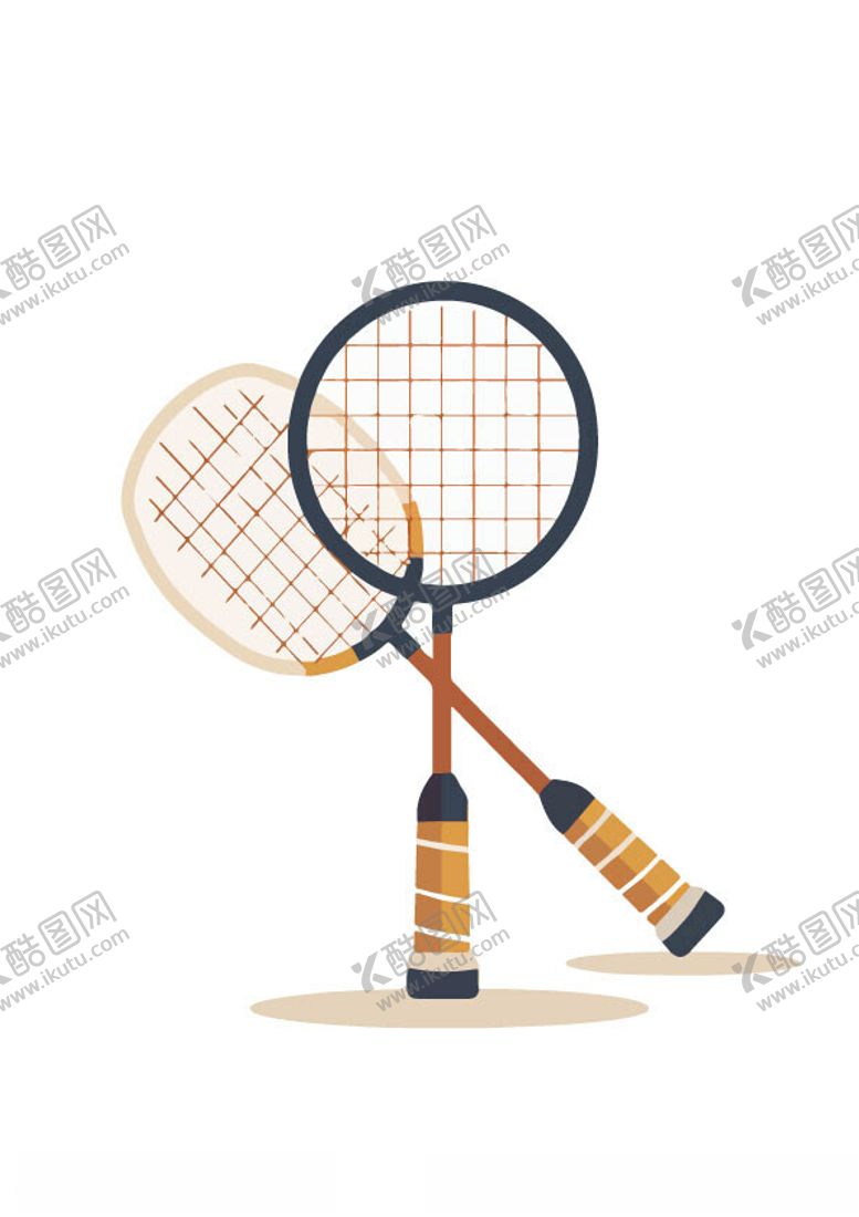 编号：38337902171357103052【酷图网】源文件下载-羽毛球拍