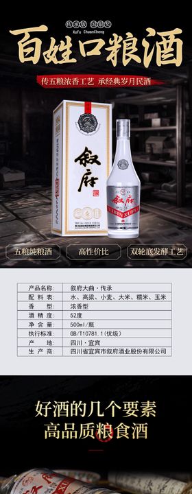 白酒电商详情页