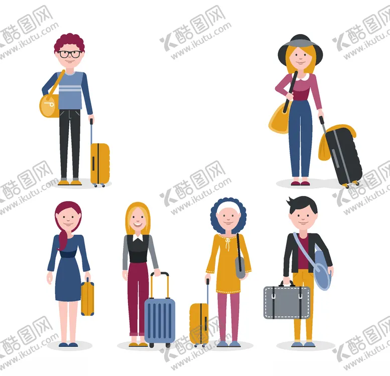 编号：81032805130410489662【酷图网】源文件下载-旅客游客