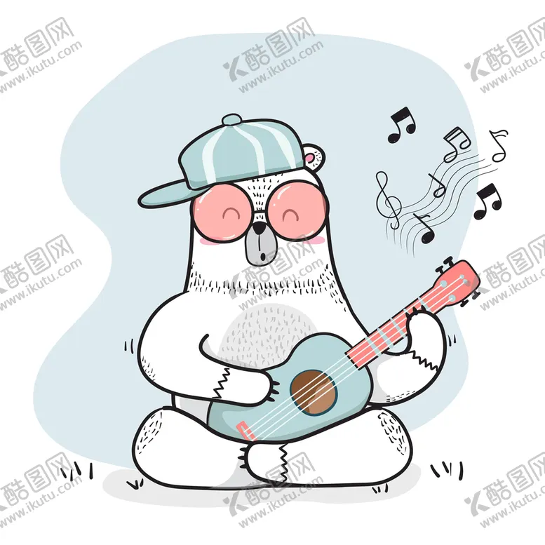 编号：52869409210329496125【酷图网】源文件下载-卡通北极熊