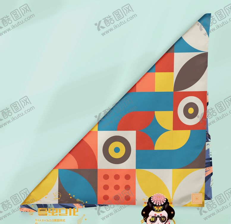 编号：92659105042330535299【酷图网】源文件下载-丝巾样机